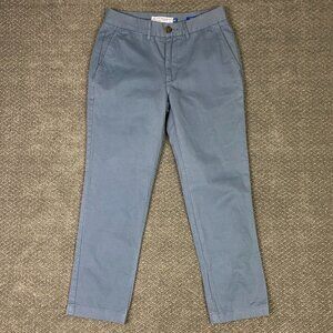 Peter Manning Classic Fit Chino Pants Men's 29 x 27 Actual 29 x 26.5 Blue Cotton